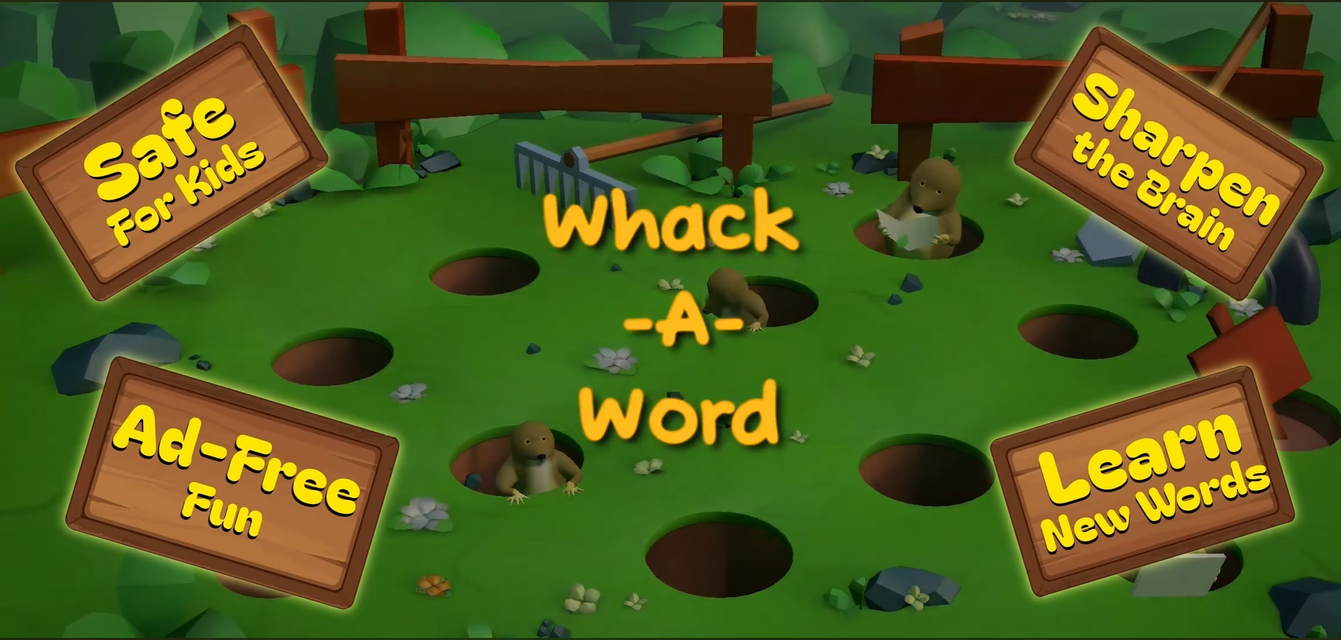 Whack-A-Word: A Fun Educational Game for Kids