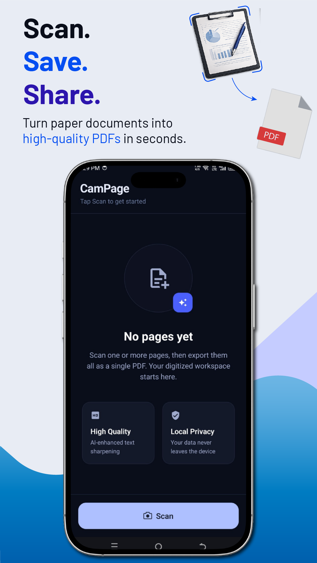 CamPage app screenshot 1