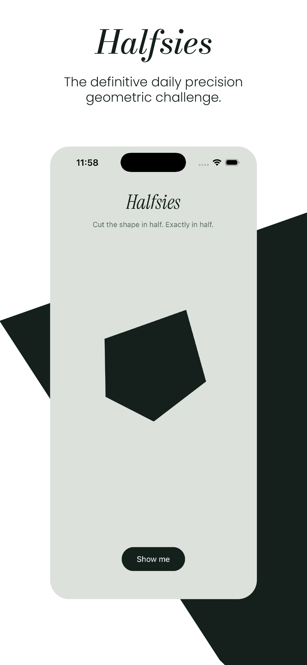 Halfsies mid-cut with a 99.87 score